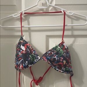 Marvel Woman’s Bikini with Red Straps